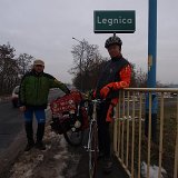 35  na rogatkach wita p.Piotr Ziętal,najslawniejszy rowerzysta Legnicy i wielki patriota tego miasta